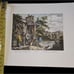 Giuseppe Zocchi vintage lithograph print Agosto