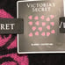 Victoria’s Secret Black Blanket With Pink Hearts and Fringe NWT 50” x 60” Read