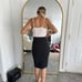 Elisabetta Franchi Black Midi Skirt