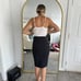 Elisabetta Franchi Black Midi Skirt