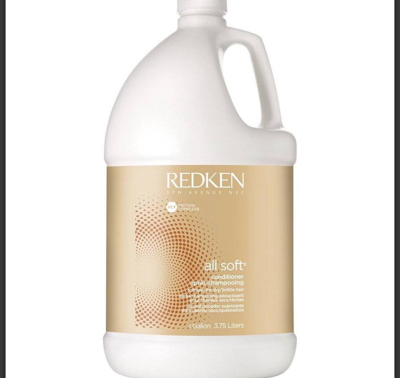 REDKEN ALL SOFT Conditioner 1 Gallon, 128 oz, NEW