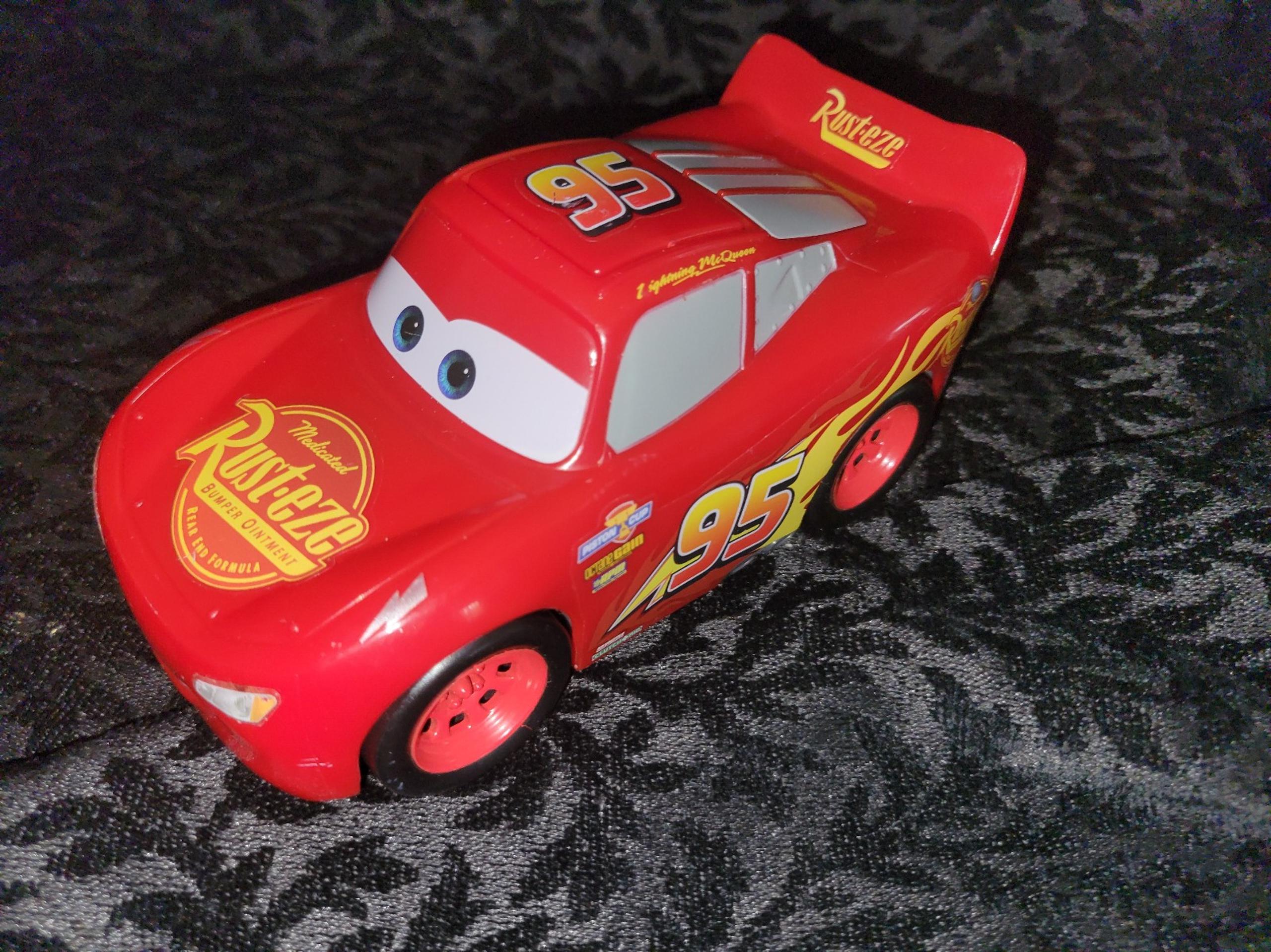 Disney Pixar Cars Track Talkers Lightning McQueen 5.5"  WORKS TESTED