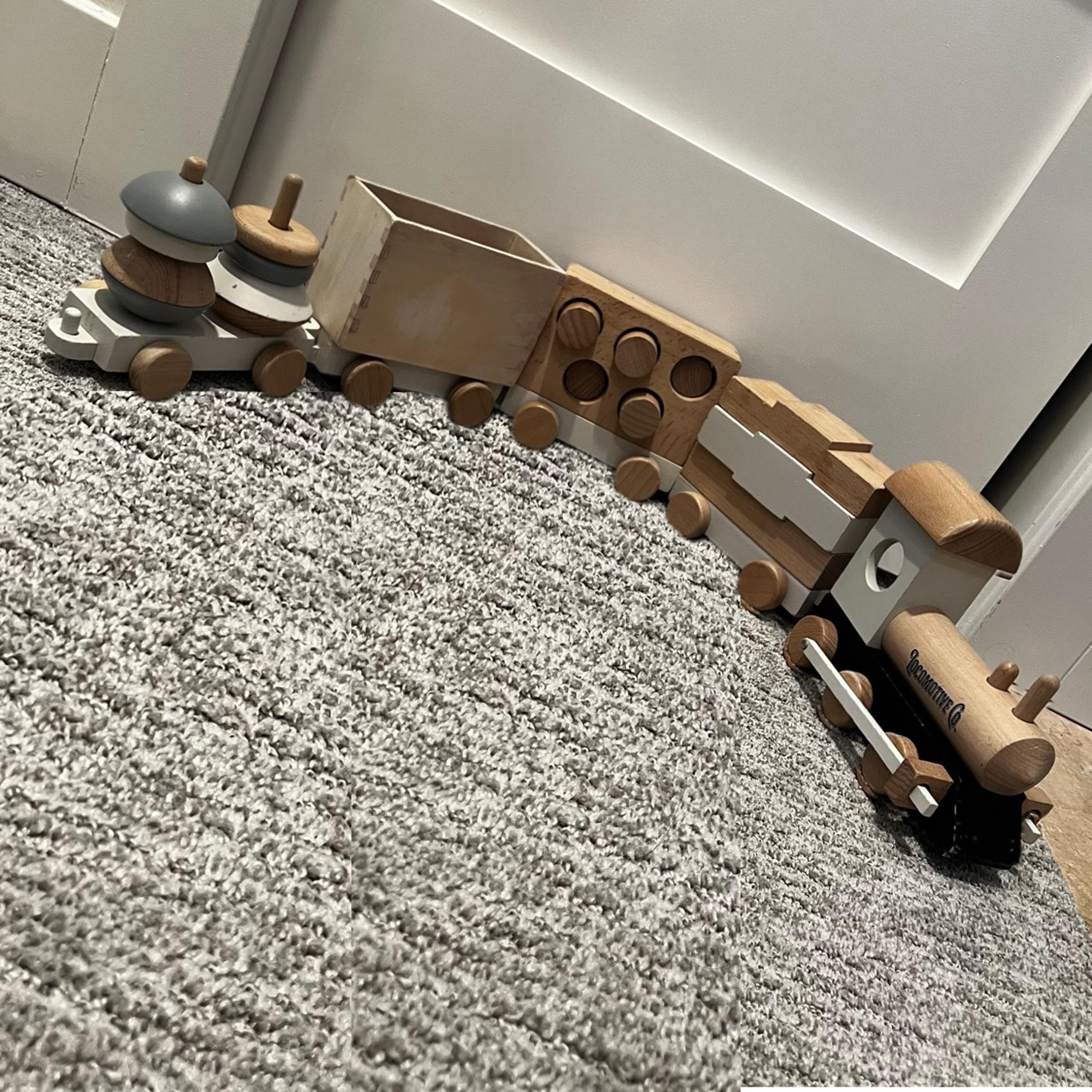 Magnolia Hearth & Hand Wooden Train Set