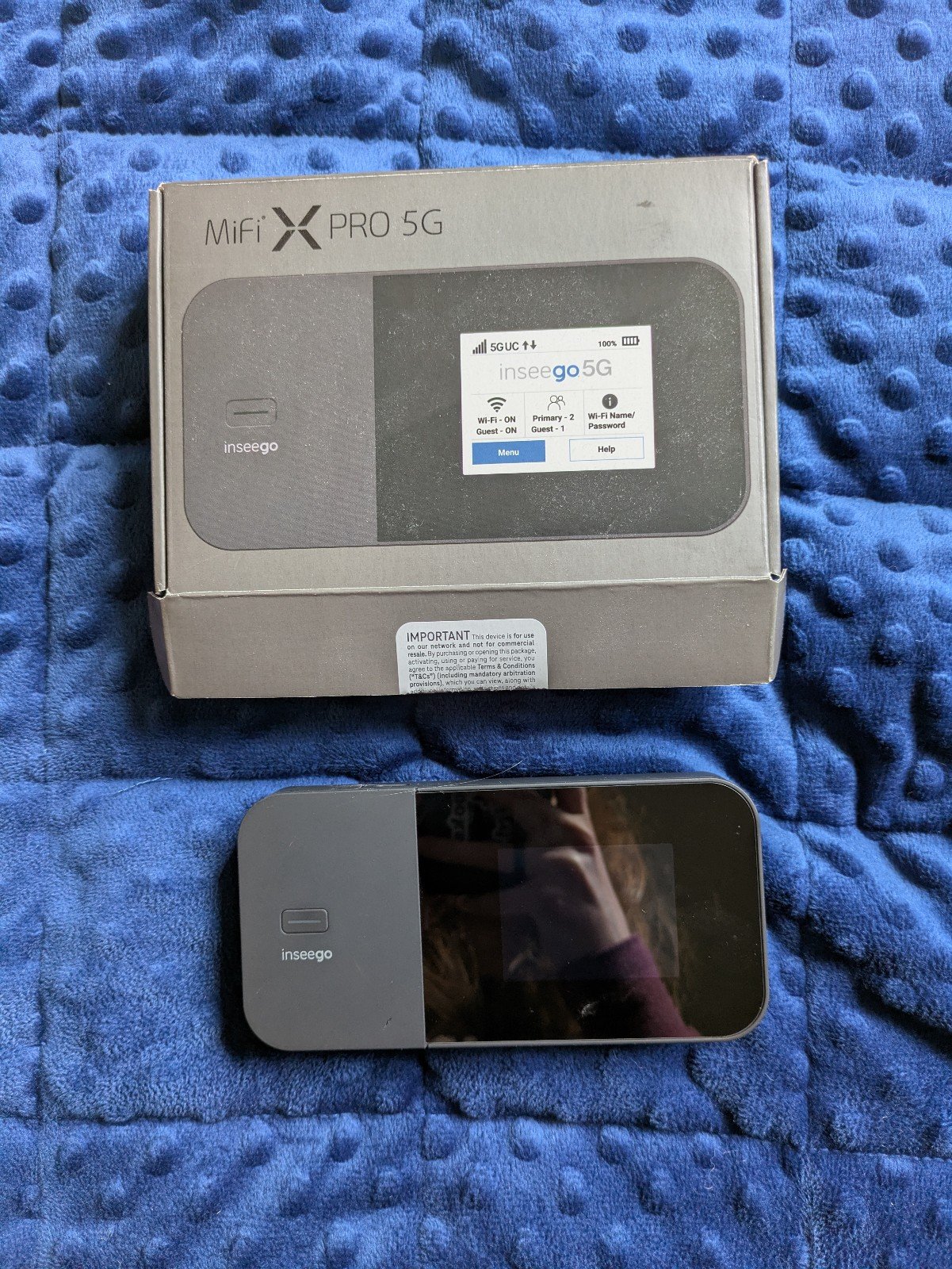 Inseego MiFi X PRO 5G Mobile Wifi Hotspot