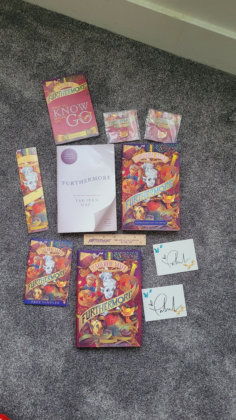 Furthermore Tahereh Mafi ARC uncorrected advanced proof