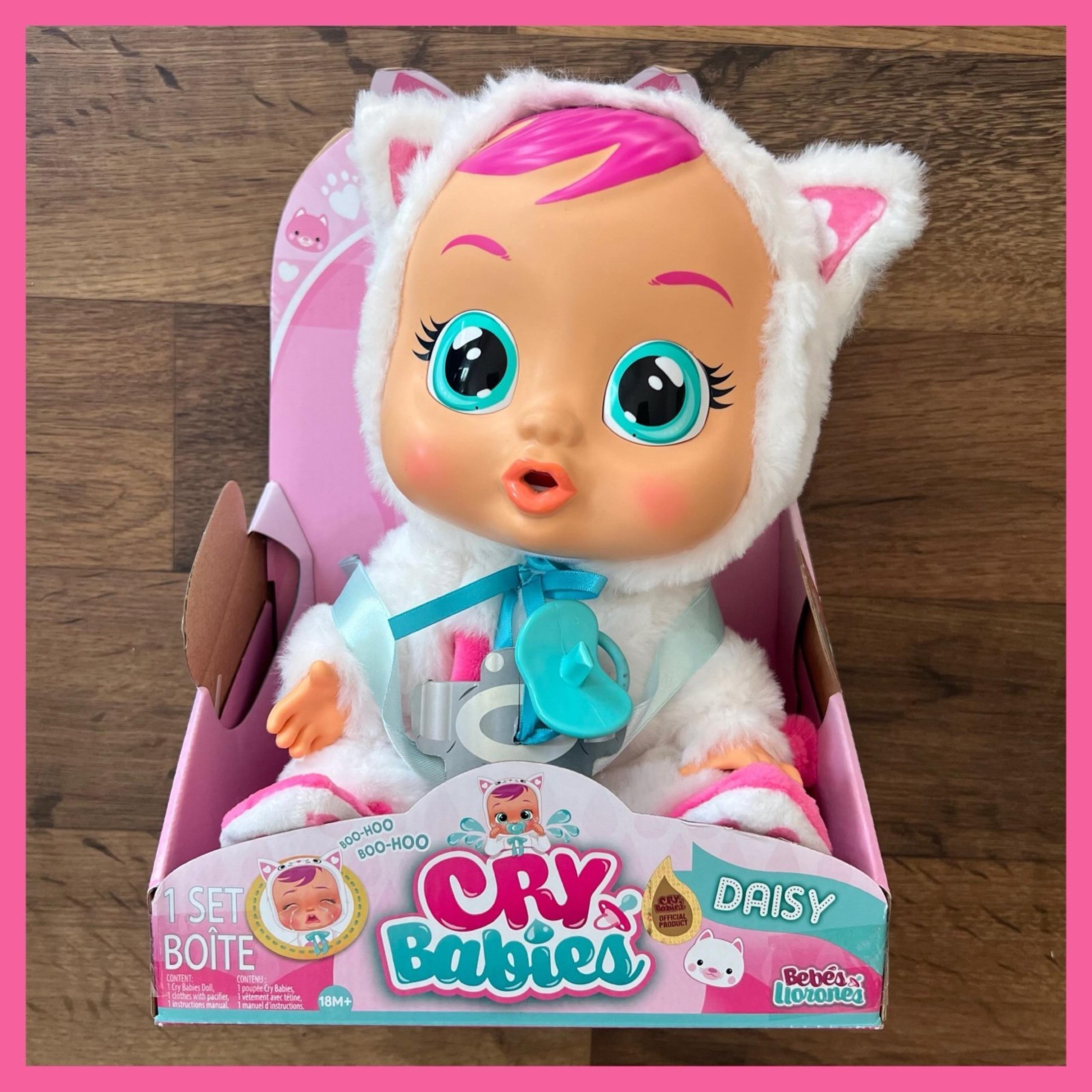Cry Babies Daisy Interactive Crying Doll (New Never Opened)