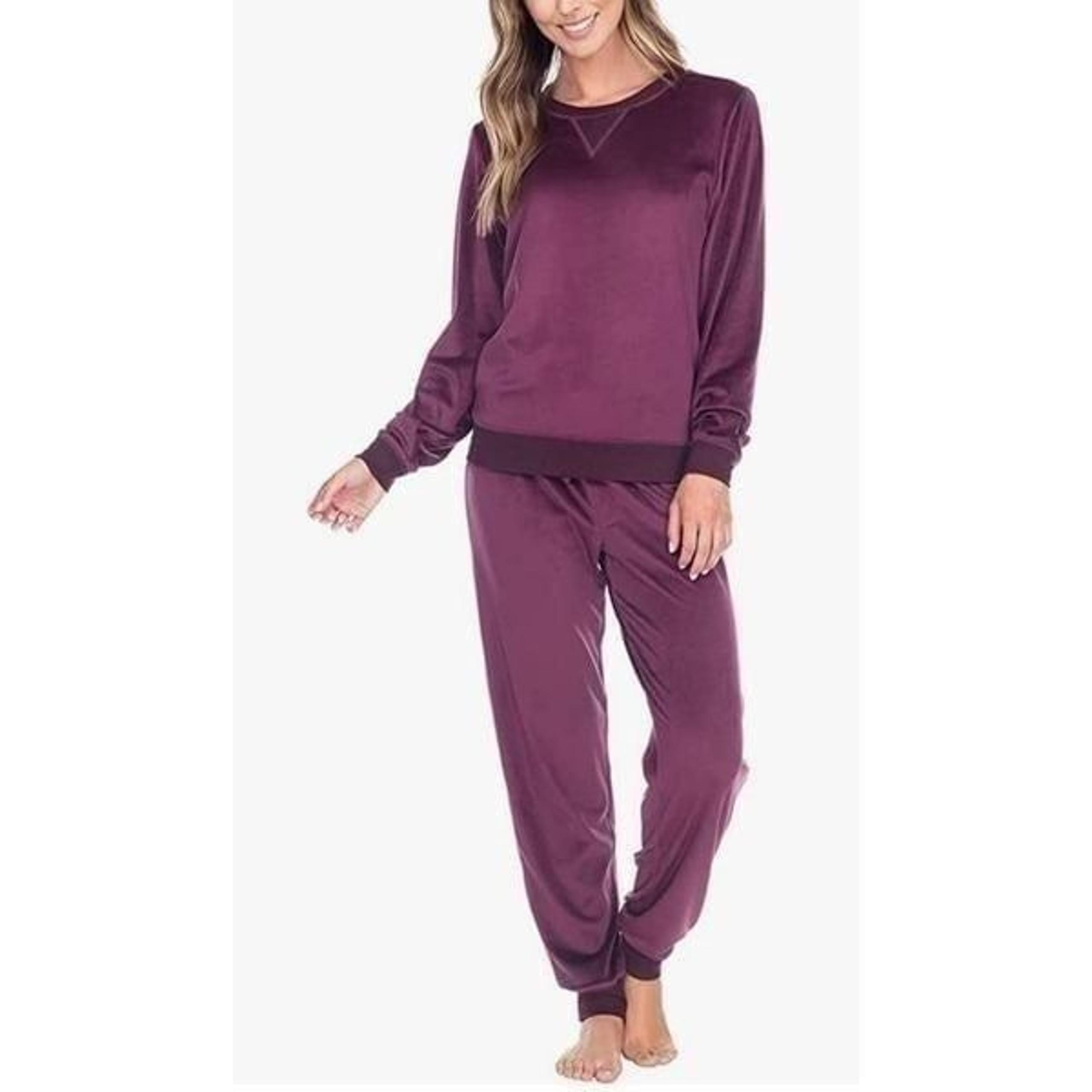 Honeydew Women's Super Soft Fleece Lounge PJ Pants Size S in Wildberry