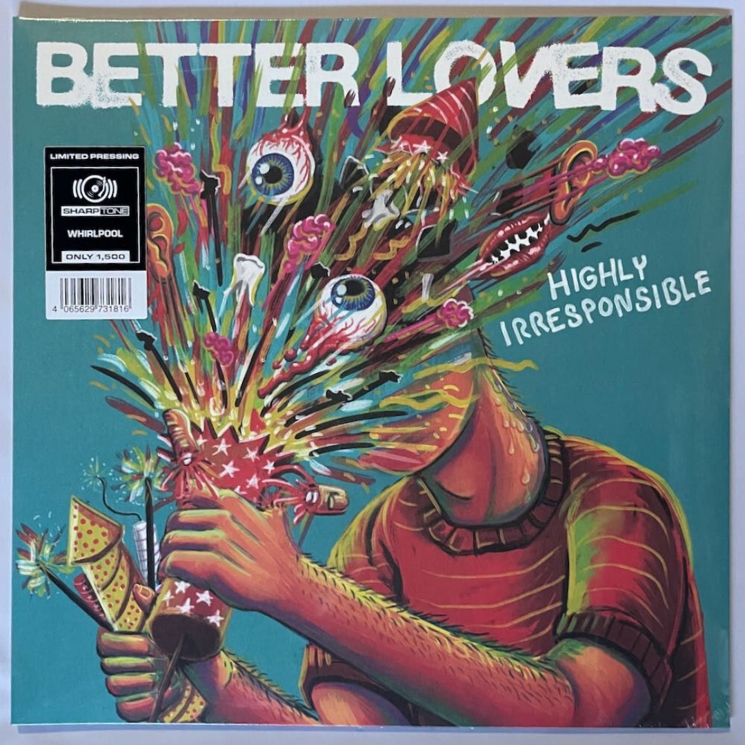 Better Lovers Highly Irresponsible NEW Whirlpool Colored Vinyl, LP, Heavy Metal
