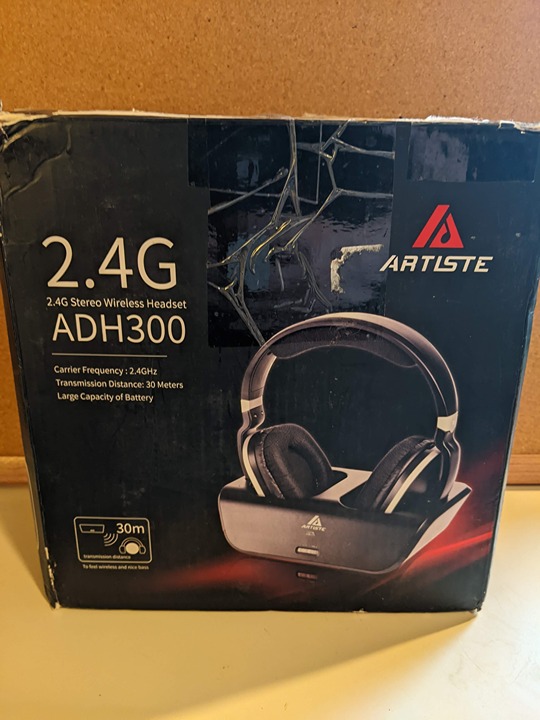 Artiste ADH300 Wireless TV Headphones