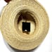 NWT GIGI Pip Hat Tan Straw Fedora Wide Brim w/ Black Band Women Sun Beach Resort