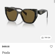Prada Black Sunglasses with Case
