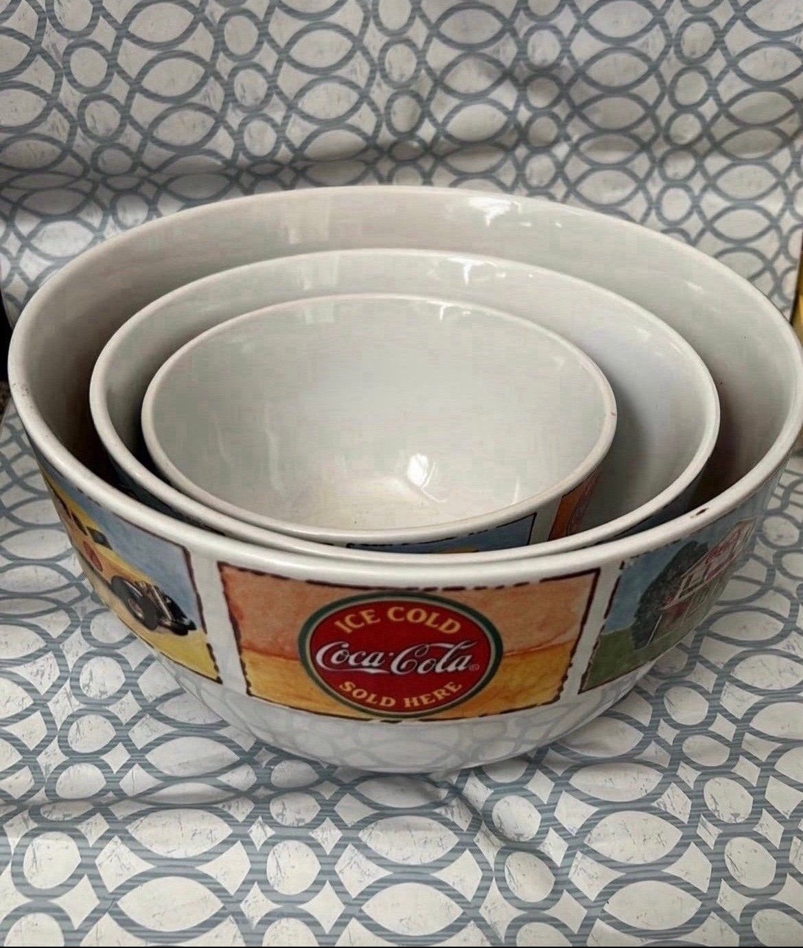 Coca Cola serving bowl