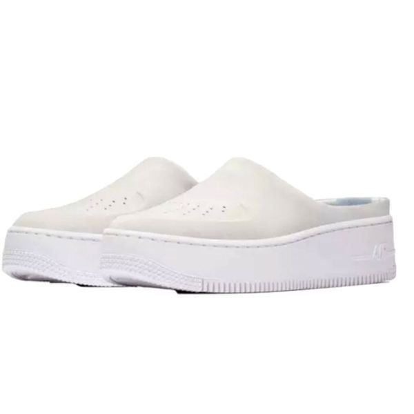 Nike Air Force 1 Lover XX Slip-On Mule Sneaker- Off White