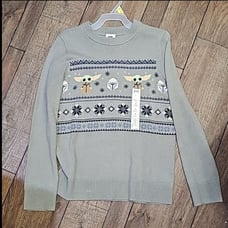 Star Wars Yoda Christmas sweater size 8 Jumping Bean