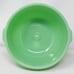 Jadite McKee Uranium Glass Mixing Bowl Double Handles 4.5 Tall x 9.13 Diameter