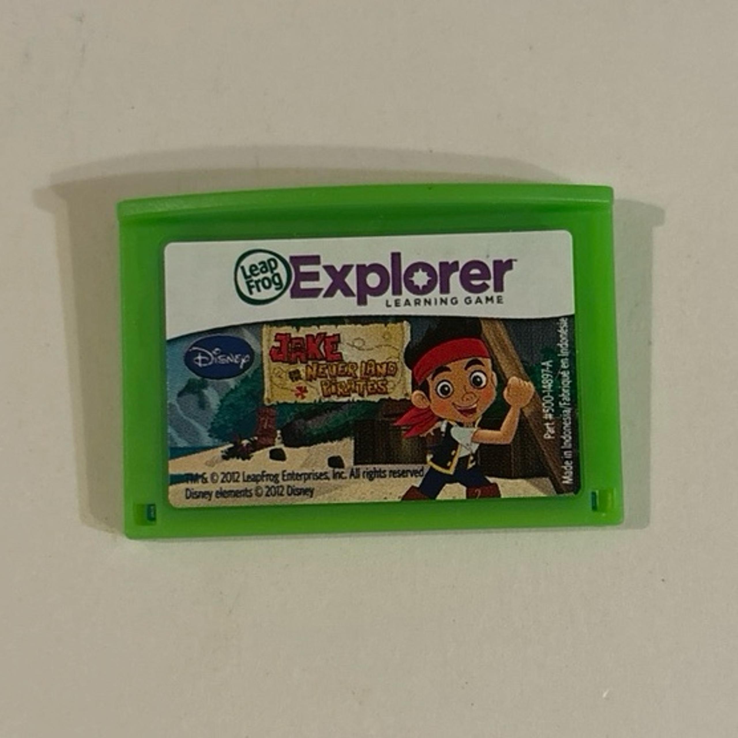 Disney Jake Never Land Pirates Leap Frog Leap Explorer Learning Game