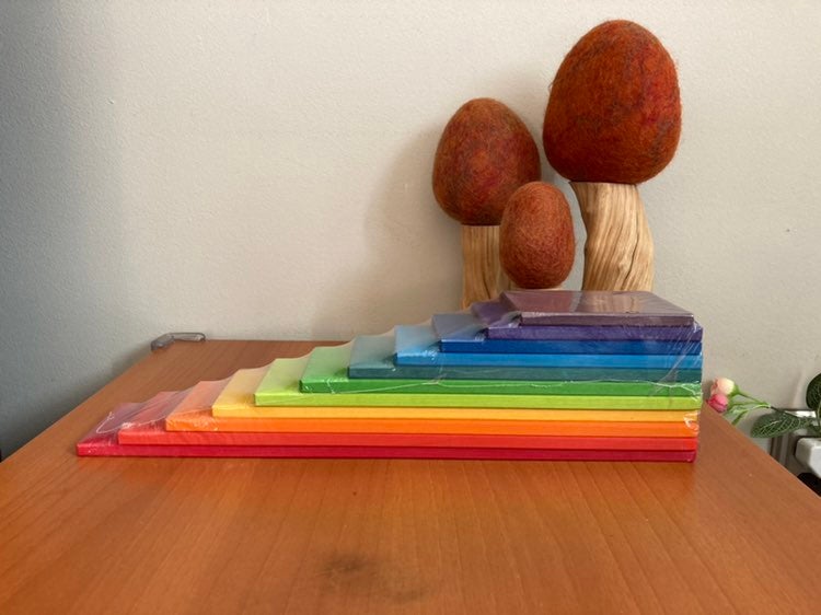 Grimm's Building Boards-Rainbow