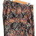 SUGAR + LIPS | Black Multicolor Floral Blair Ruffle Midi Skirt size 1X {NEW}