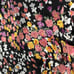 SUGAR + LIPS | Black Multicolor Floral Blair Ruffle Midi Skirt size 1X {NEW}