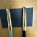 Platinum Fountain Pen Set, Green and Black, 2 Pens
