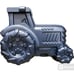 Nordic Ware Tractor Cake Pan Mold USA 9 Cups 2.1 Liters Cast Aluminum Pre-Owned