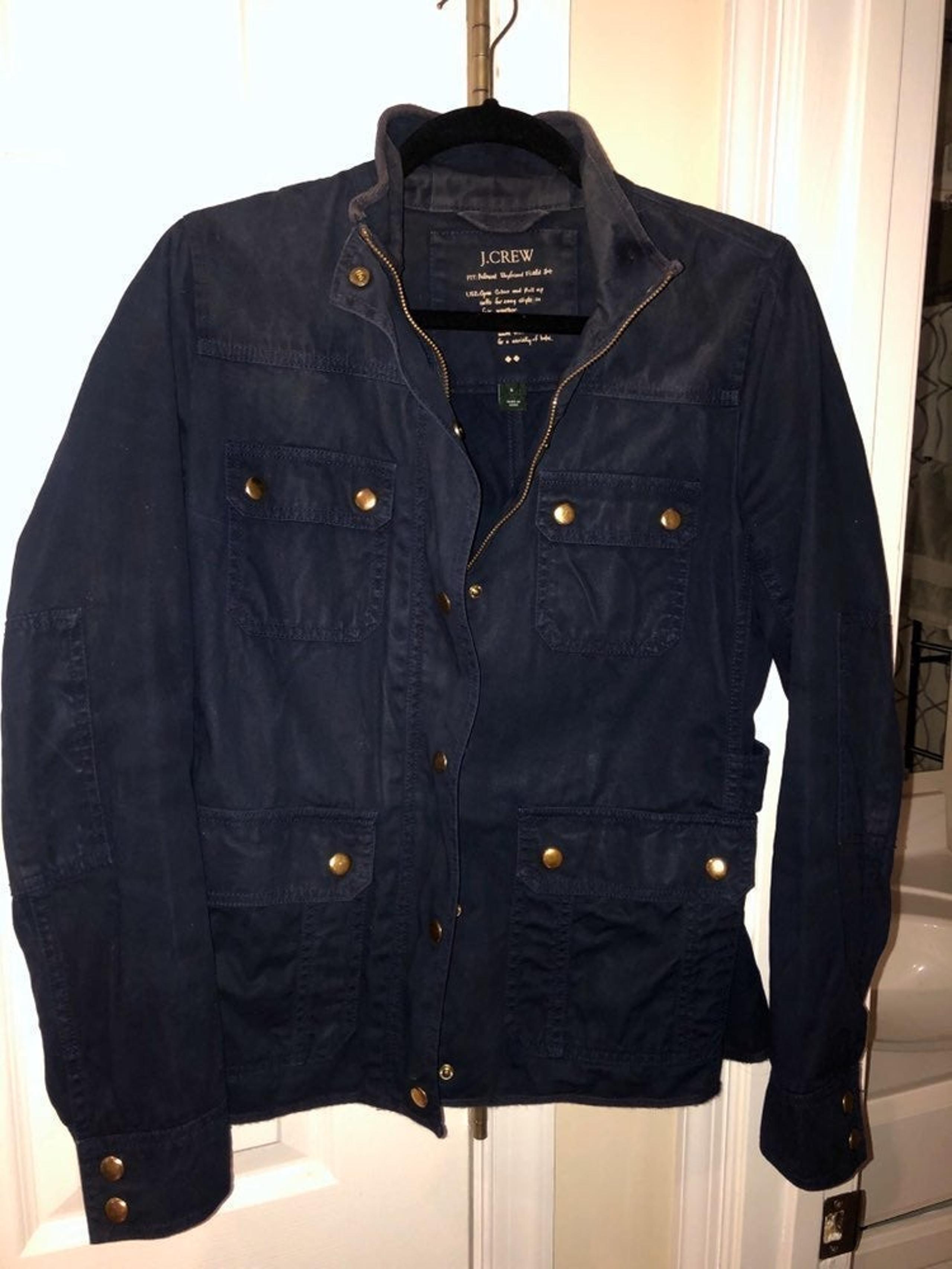 J. Crew Navy Downtown Field Jacket Small