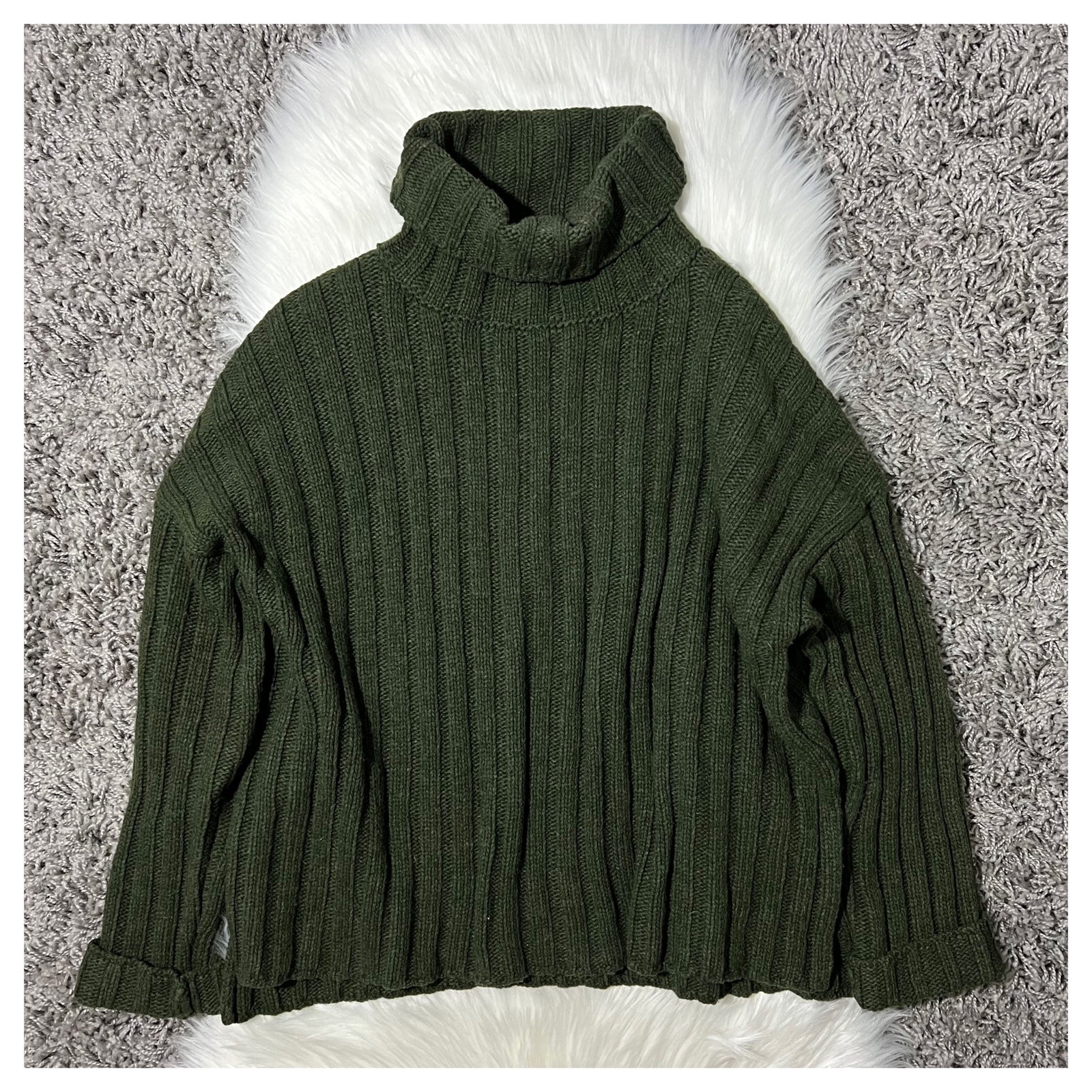 J.O.A. Los Angeles Oversized Wool Knit Sweater