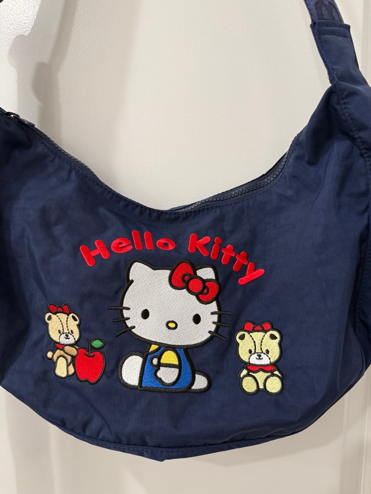 Baggu Hello Kitty Medium Nylon Crescent Bag