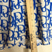 Bravest studios oblique Dior blue white mesh printed shorts size XL