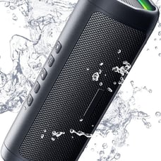 Bluetooth Speaker with Portable Wireless Waterproof Black