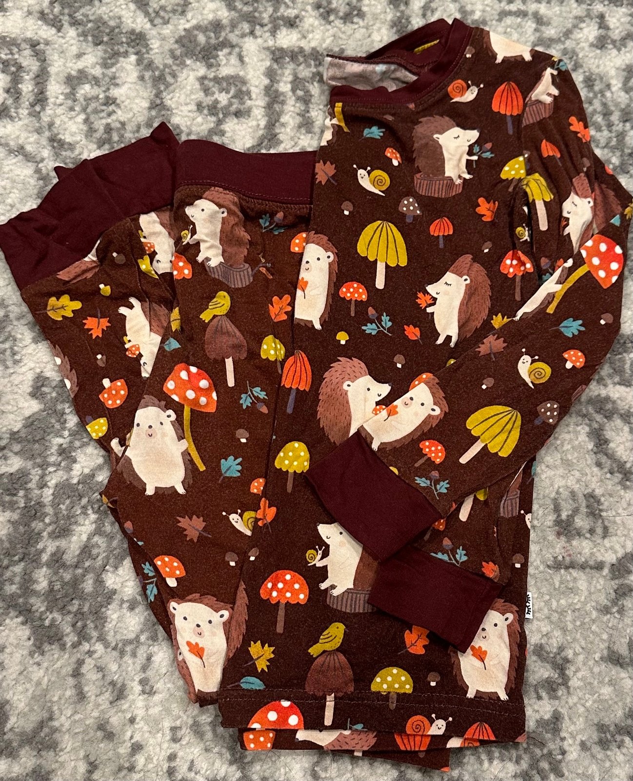 Little Sleepies Happy Hedgehogs Two Piece