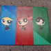 Rowdyruff Boys Acrylic Painting - 8x10 Canvas Powerpuff Girls Cartoon Network
