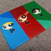 Rowdyruff Boys Acrylic Painting - 8x10 Canvas Powerpuff Girls Cartoon Network