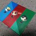 Rowdyruff Boys Acrylic Painting - 8x10 Canvas Powerpuff Girls Cartoon Network