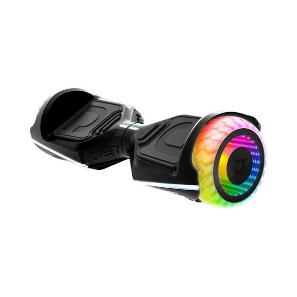 Jetson Rave Hoverboard | Weight Limit 220 lb, 12+ | Black | Built-in Bluetooth S