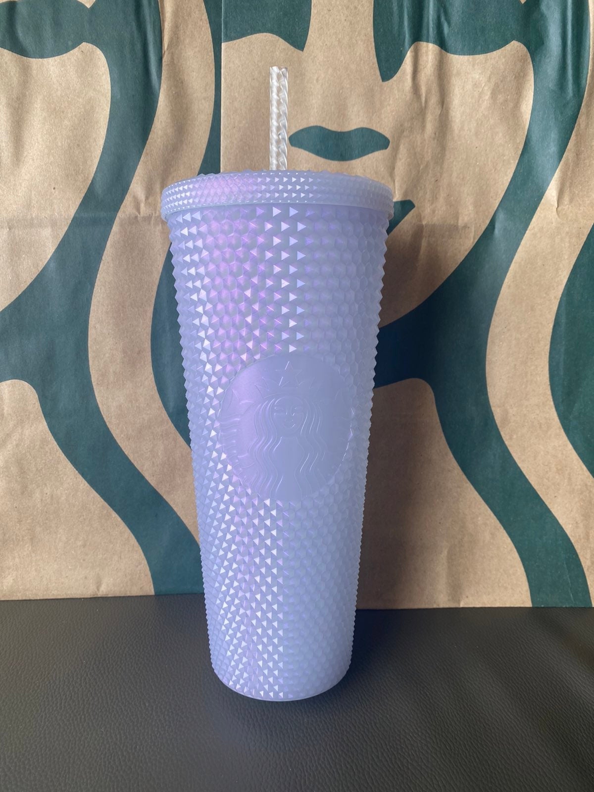 Starbucks Tumbler - Icy White Studded - Holiday 2021 - Venti 24oz
