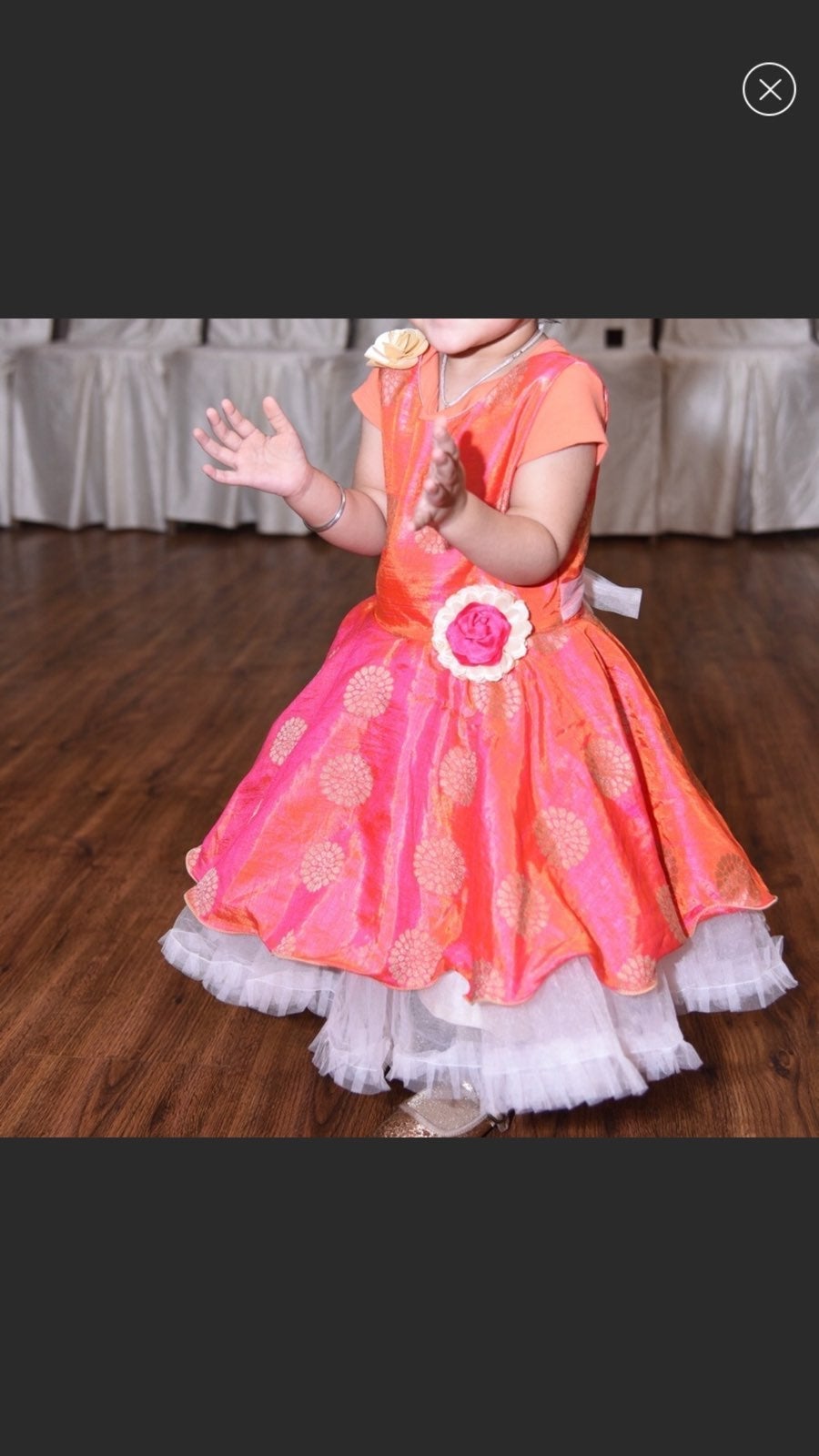 Toddler dress gown