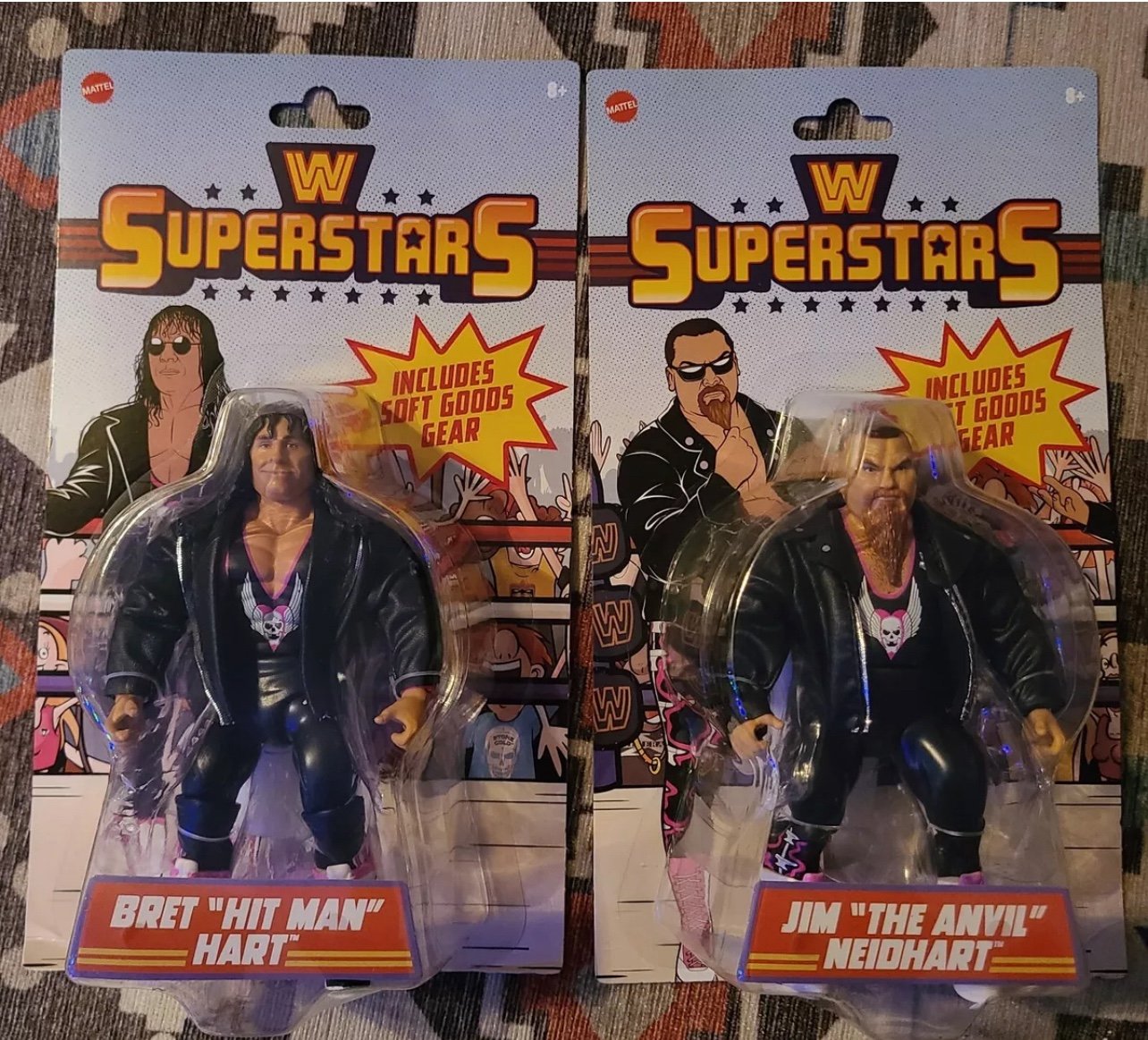 Wwe Superstars Hart Foundation Figures