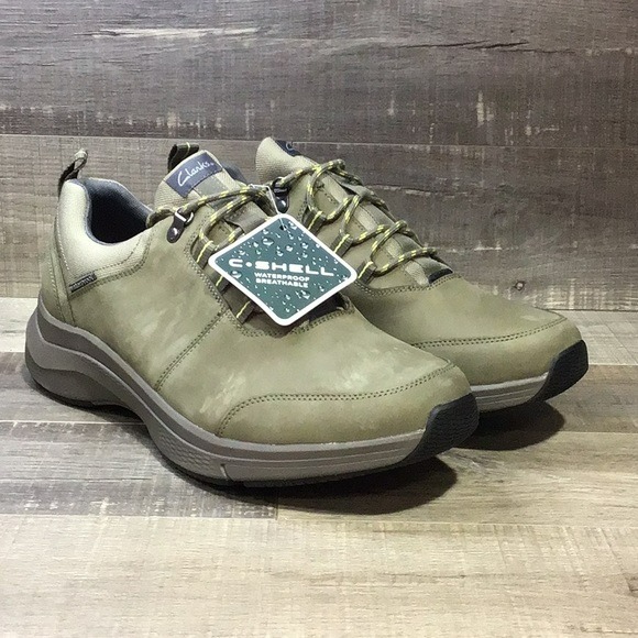 Clarks - Wave 2.0 Tie “Olive Nubuck” 62055 Men's Size 13