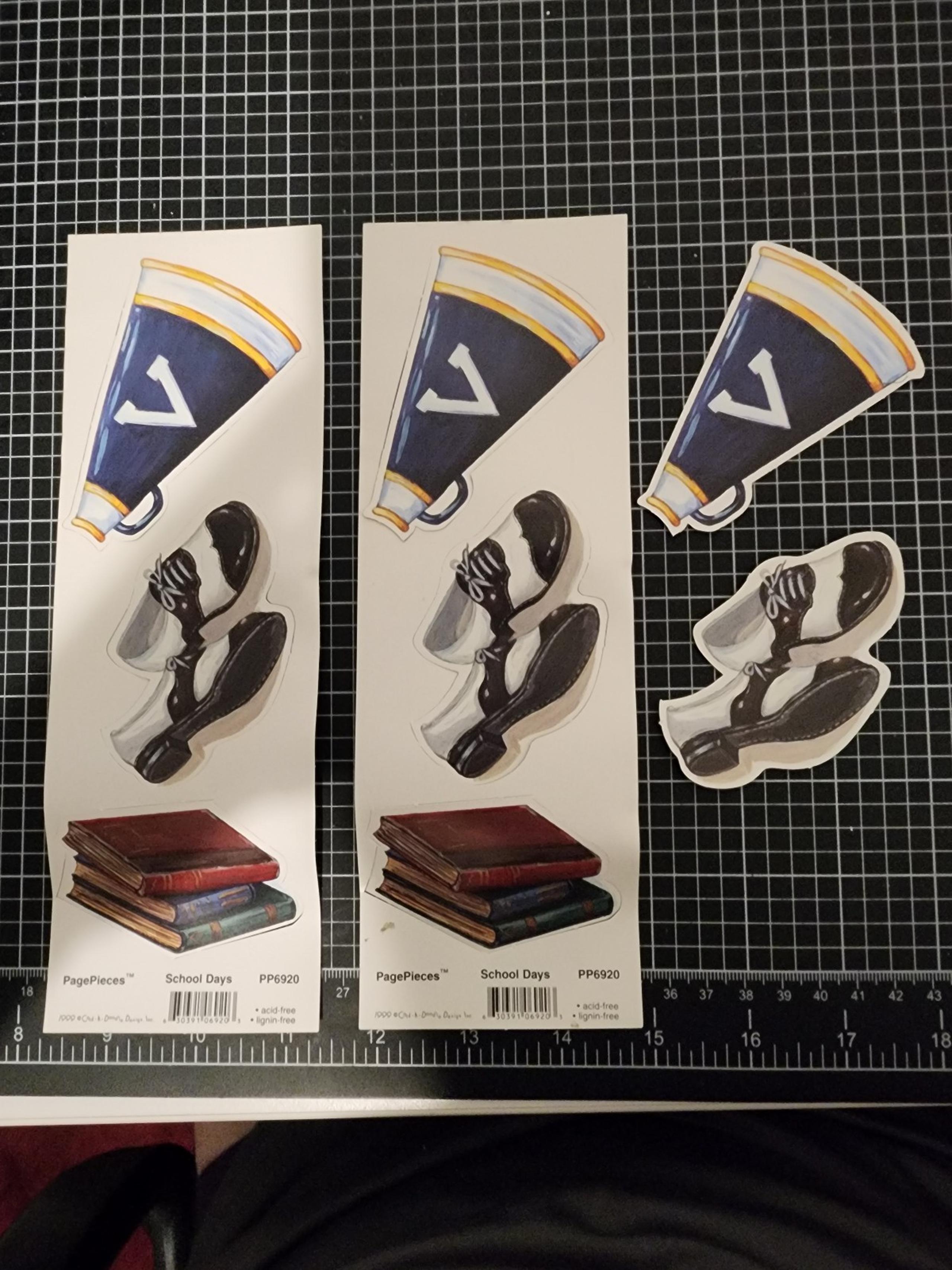 Page pieces-School Days Scrapbooking Embellishments BNWOT