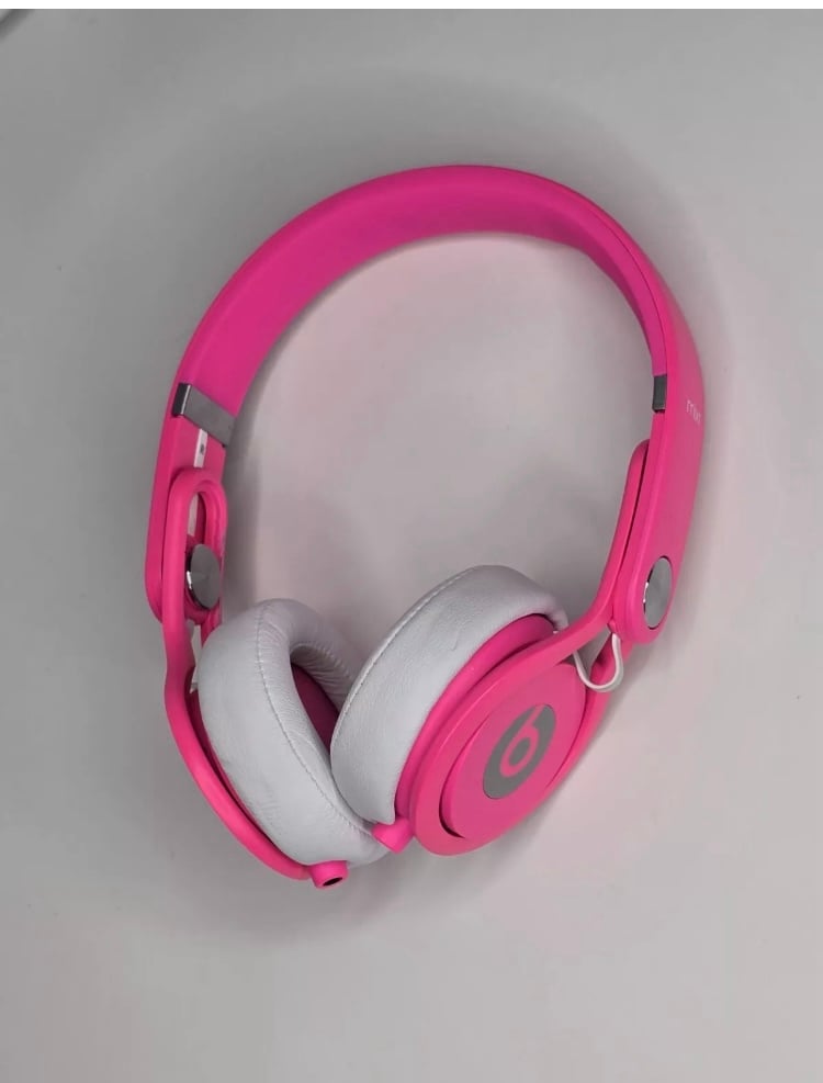 Beats by Dr. Dre Beats MIXR Over the Head DJ Wired Headphones - Pink  Used good