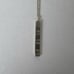 Tiffany & Co. Sterling Silver Numeral Open Atlas Bar Pendant Necklace