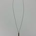 Tiffany & Co. Sterling Silver Numeral Open Atlas Bar Pendant Necklace