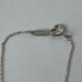 Tiffany & Co. Sterling Silver Numeral Open Atlas Bar Pendant Necklace