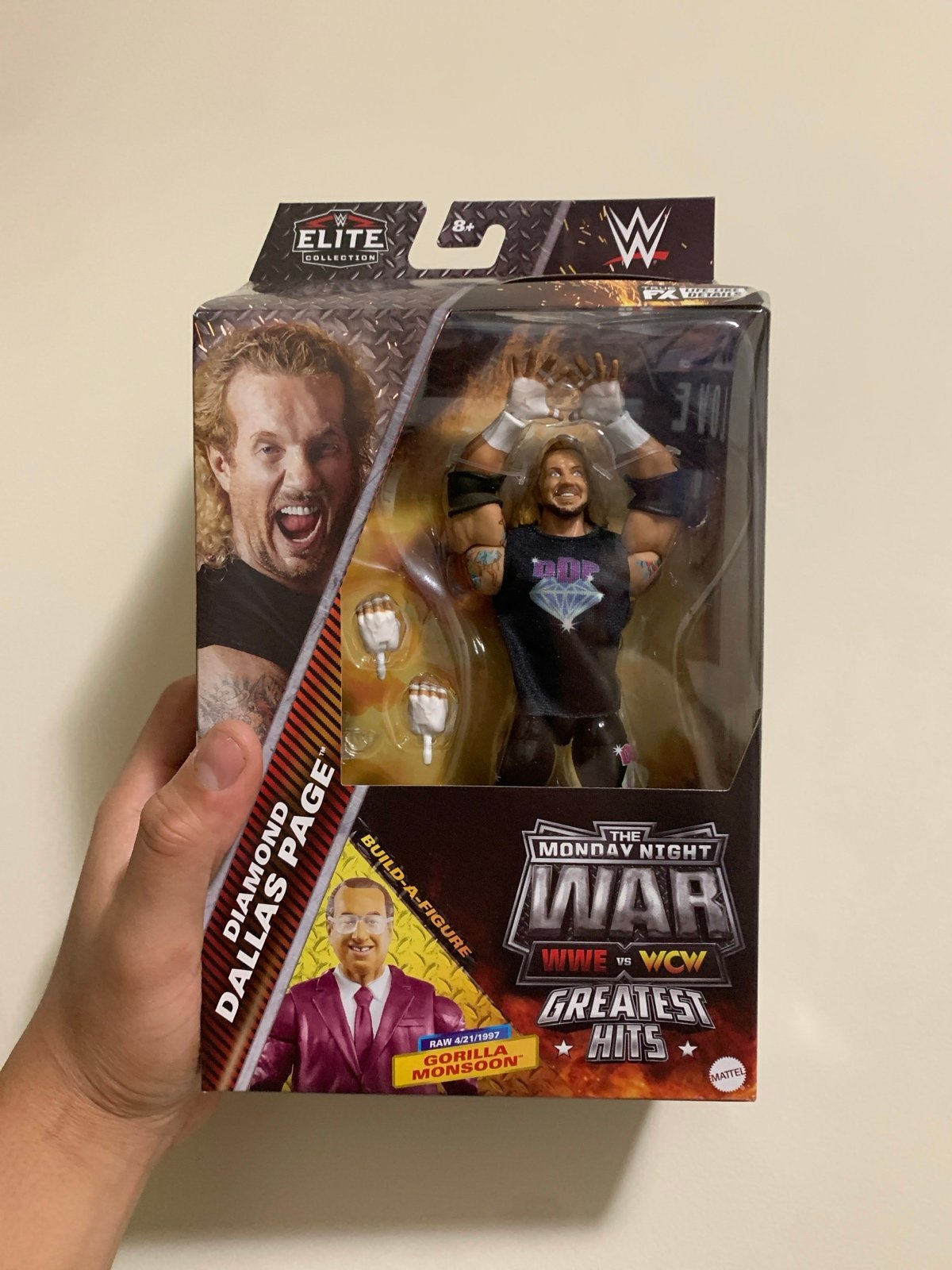 WWE Elite Diamond Dallas Page DDP Monday night wars greatest hits IN HAND