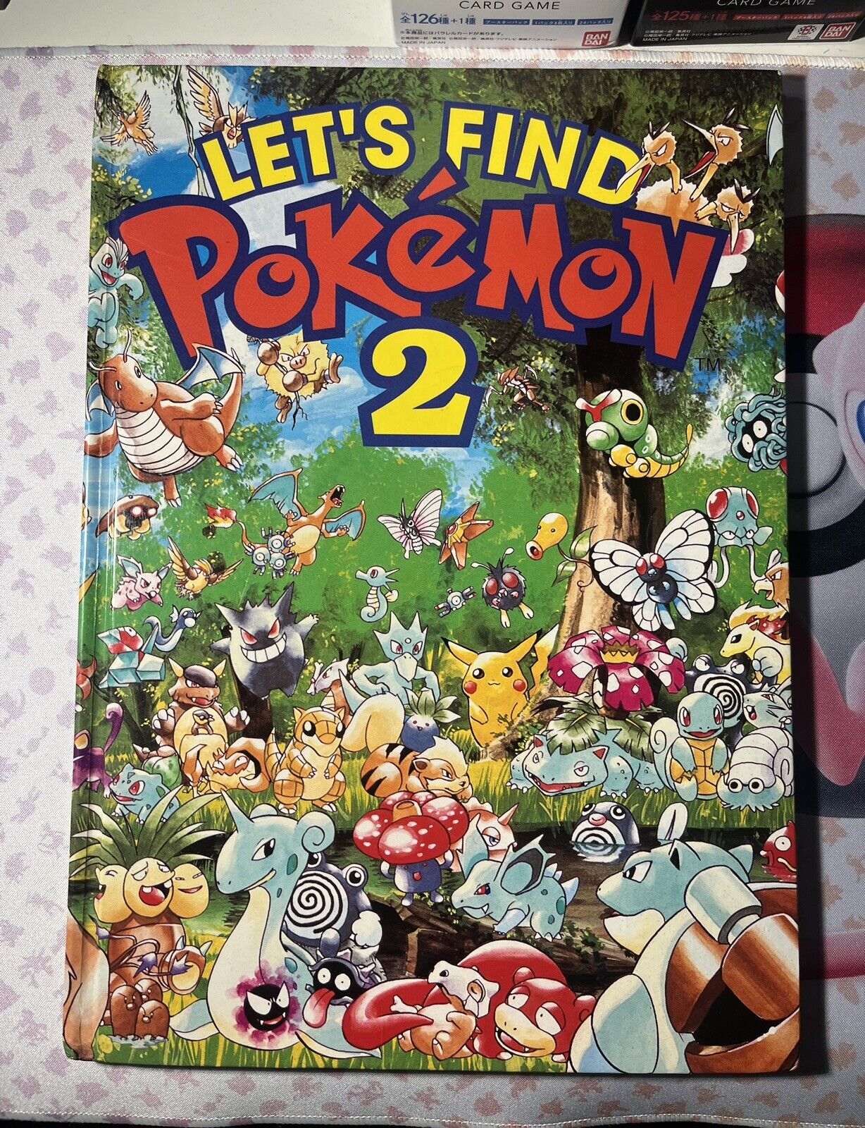 Vintage Nintendo Book Lets Find Pokemon 2 Gaming Animation Creatures