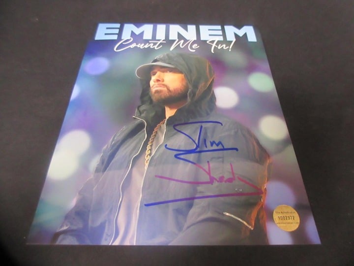 Eminem Slim Shady Signed Autographed Glossy 8.5x11 Photo - COA