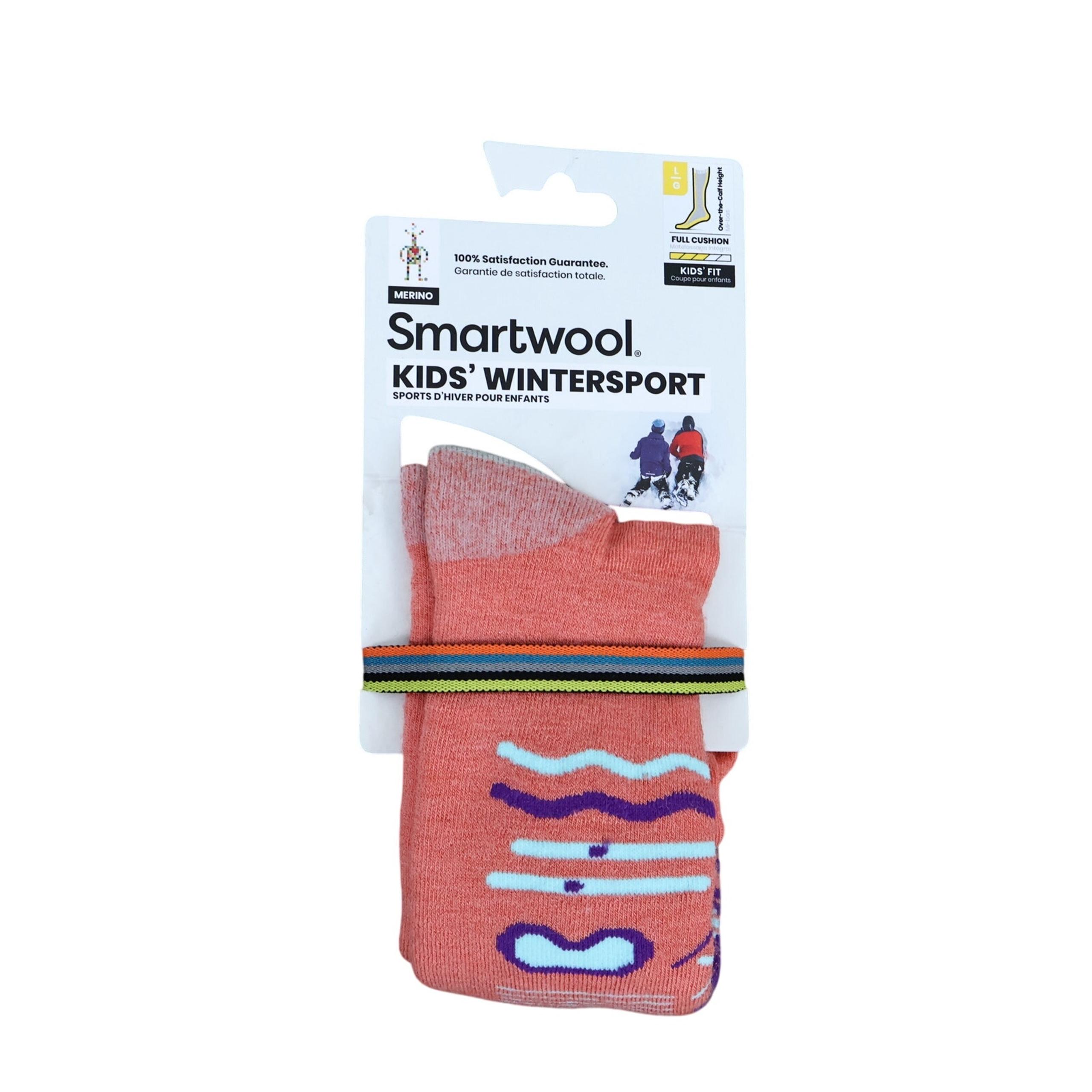 Smartwool Kids Wintersport Full Cushion Over The Falf Height Wild Salmon Large