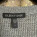 Eileen Fisher Gray Wool Angora Cashmere Blend Cardigan Sweater Large