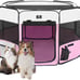 PET Portable Foldable Pet Dog Cat Playpen Crates Kennel/Premium 600D Oxford